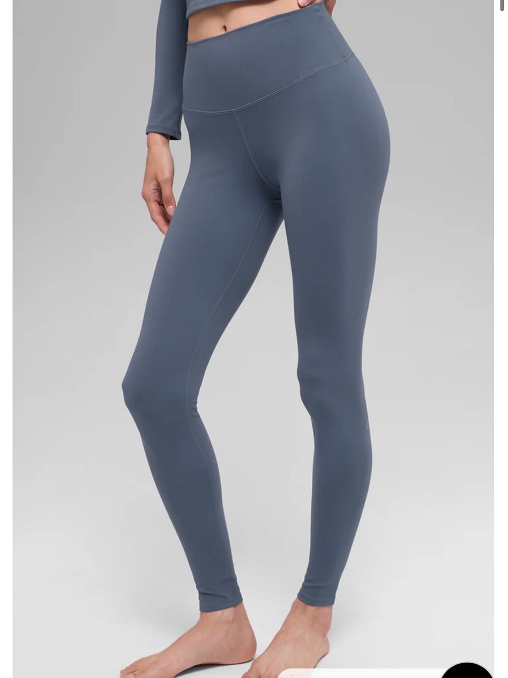 ALO SoftSculpt High-Waist Legging in Bluestone Size L
